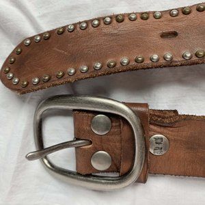 Bed Stu Leather Studded Belt Size 30